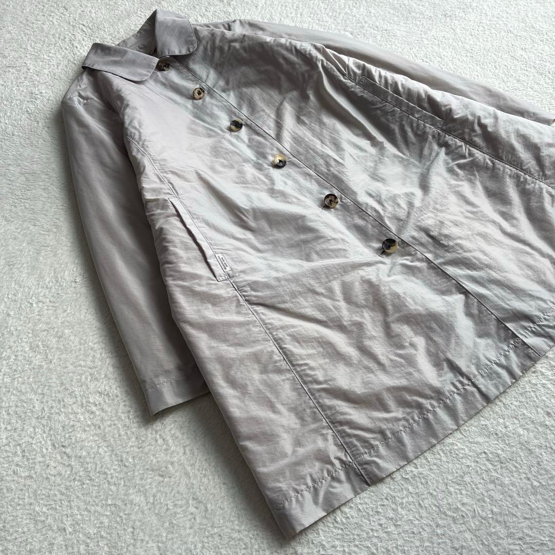 美品 マドモアゼルノンノン キルティングライナー付コート 撥水 スプリングコート