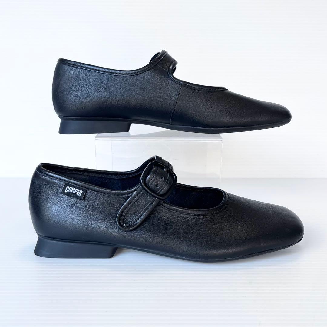 極美品✨ CAMPER カンペール カシマイラ フラットシューズ 22.5 黒