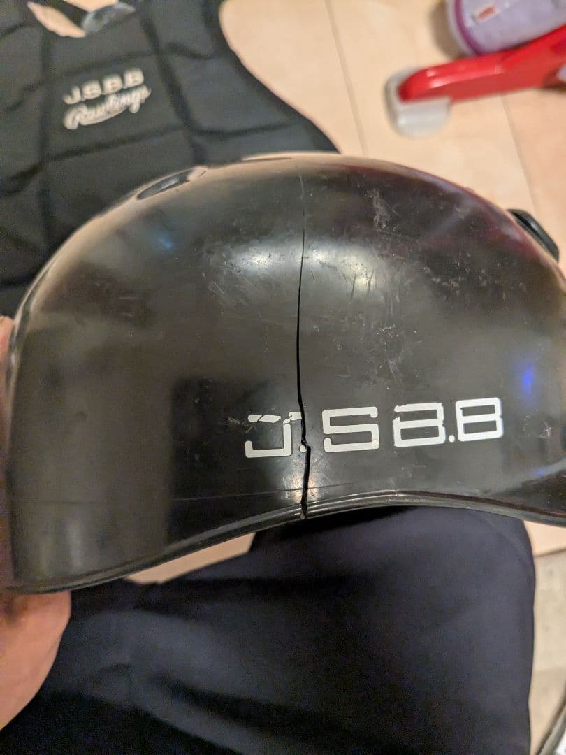 キャッチャー　捕手用防具　一般軟式　レガース　プロテクター　メット　 　黒