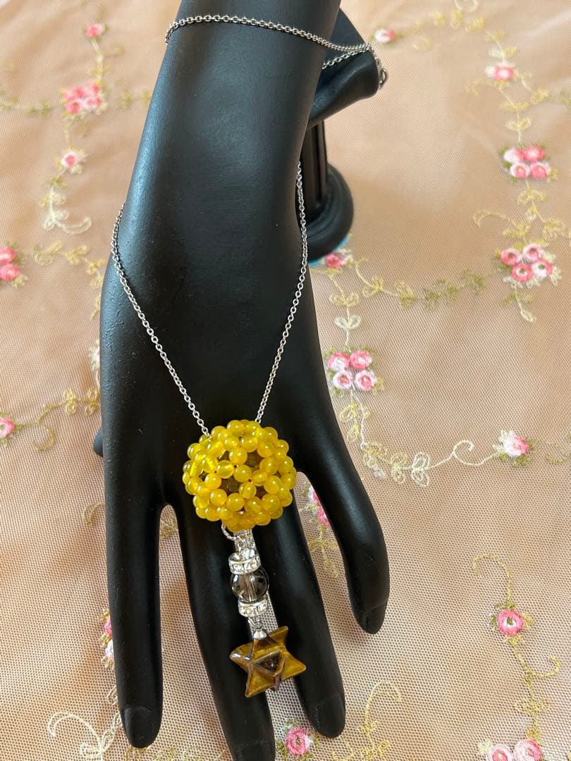 ☘️春⭐︎隆浜様/リクエスト☘️神聖幾何学/フラーレンマカバネックレス&ブレスレット♡