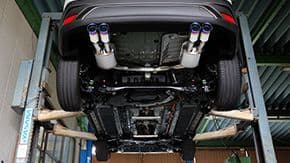 カローラクロス ZVG11 ガナドール4本出しマフラー