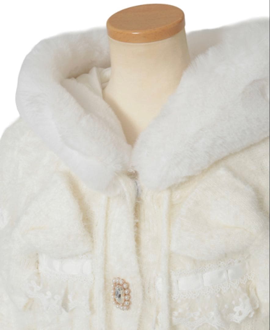 LIZLISA ミルフィーユレースポンチョ