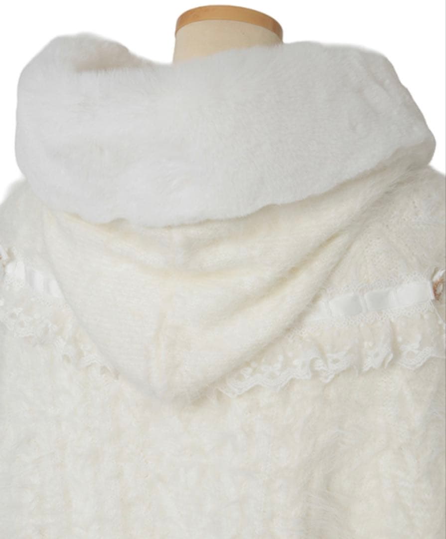 LIZLISA ミルフィーユレースポンチョ