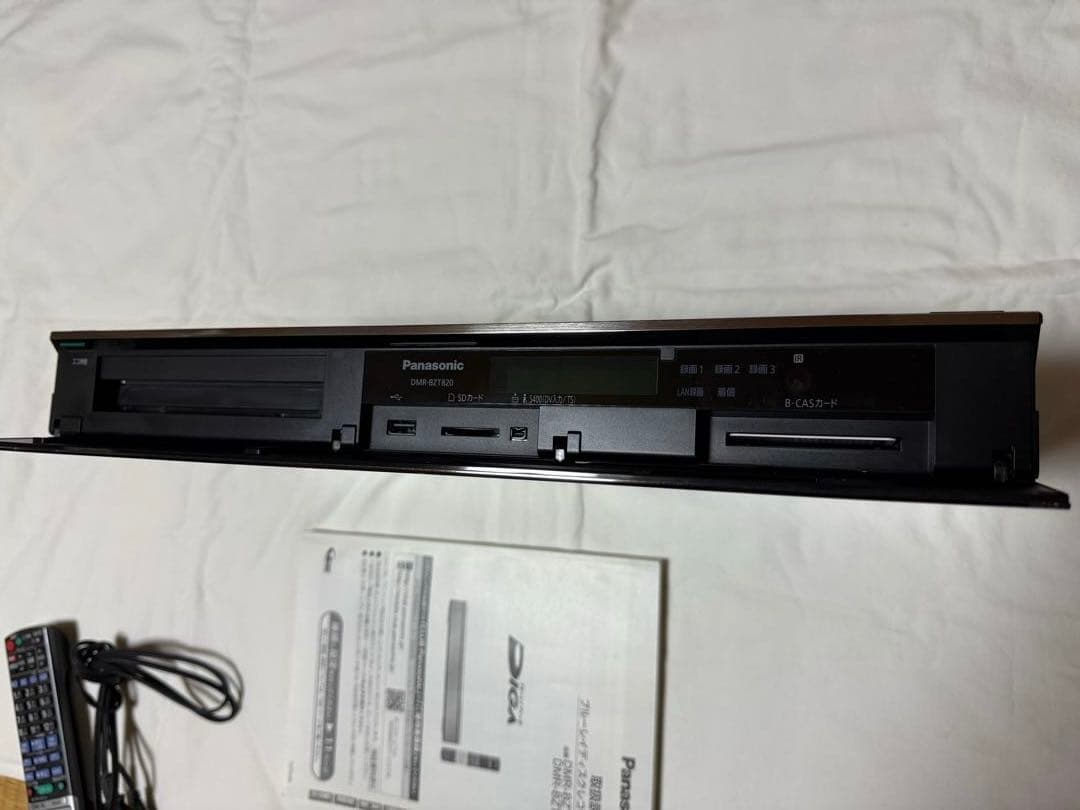 Panasonic DIGA DMR-BZT820 1TB 3番組