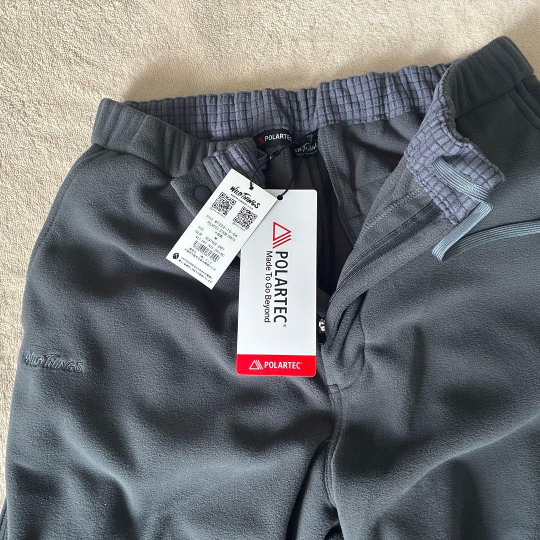 WILD THINGS ポーラテック ストームパンツ ヘザーグレー M