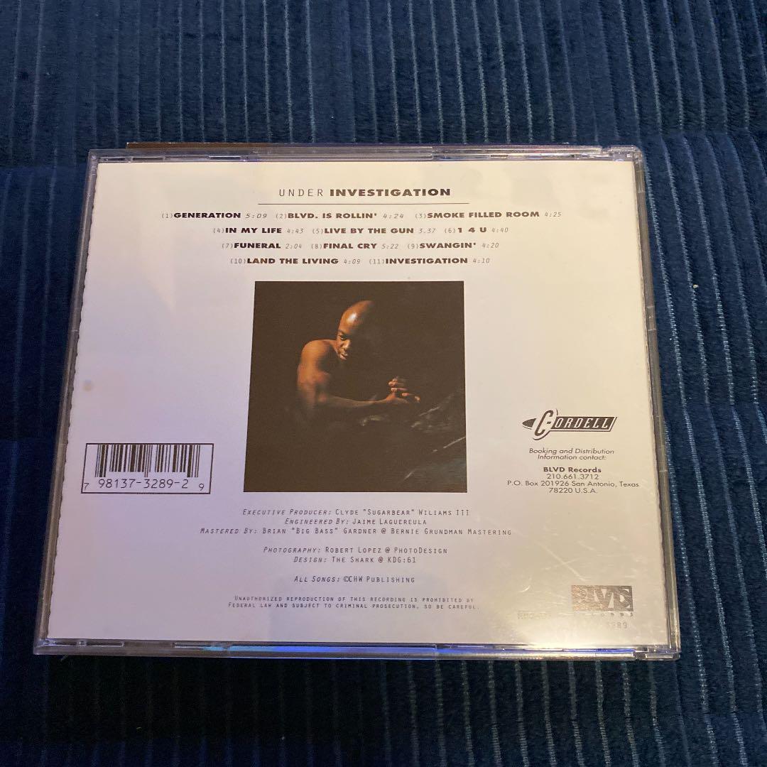 洋楽 g-rap/C-ORDELL/UNDER INVESTIGTION