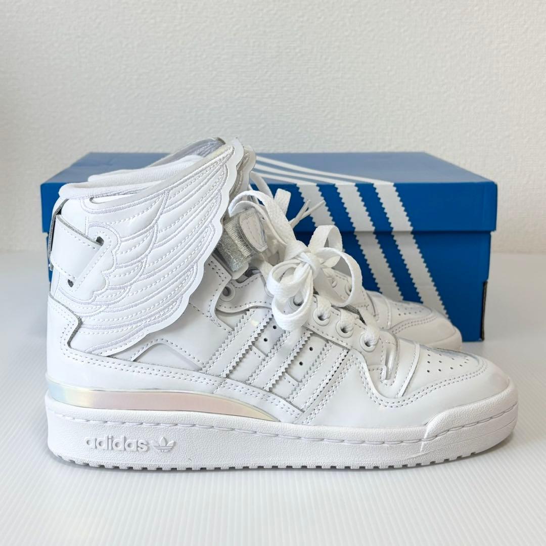 新品未使用　ジェレミー・スコット × アディダス オパールウィングス 4.0 白