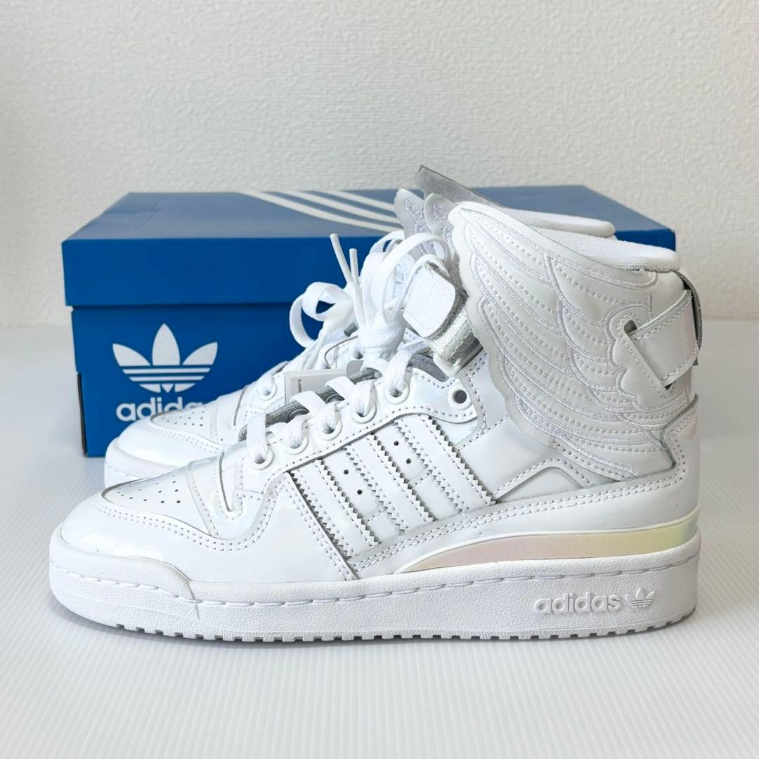 新品未使用　ジェレミー・スコット × アディダス オパールウィングス 4.0 白