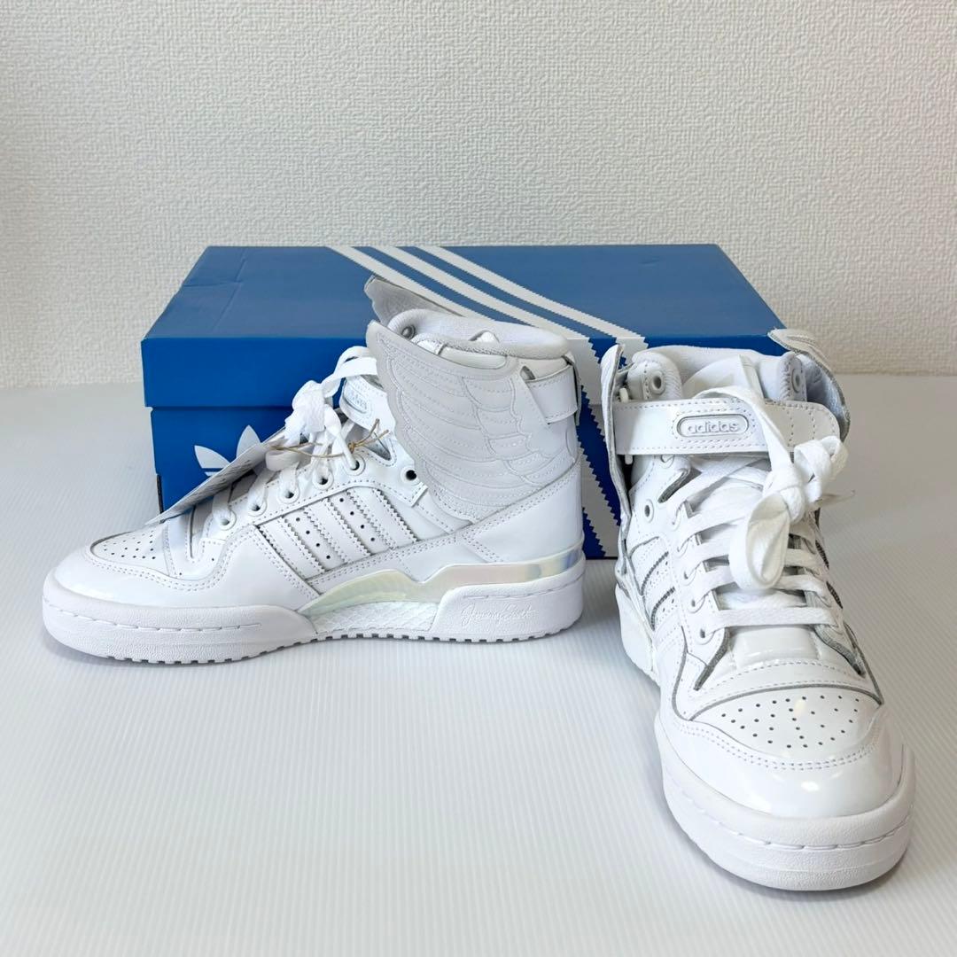 新品未使用　ジェレミー・スコット × アディダス オパールウィングス 4.0 白