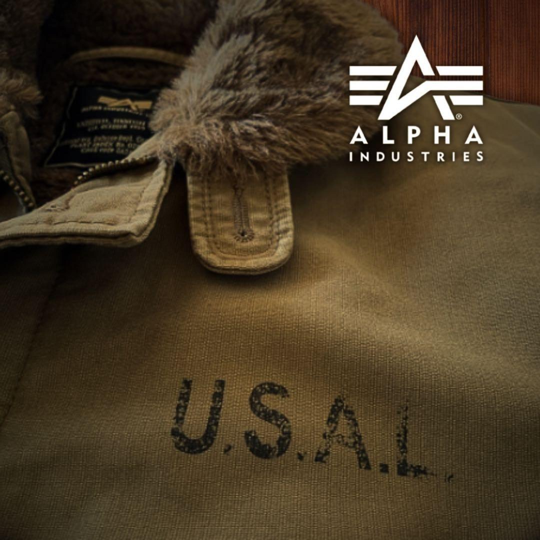 『希少XL◎』ALPHA INDUSTRIES(アルファ)N-1デッキジャケット