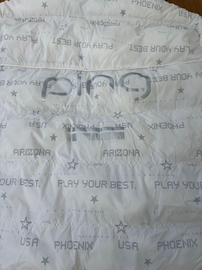 美品！ PING 総柄　中綿ブルゾン ゴルフ レディース　L