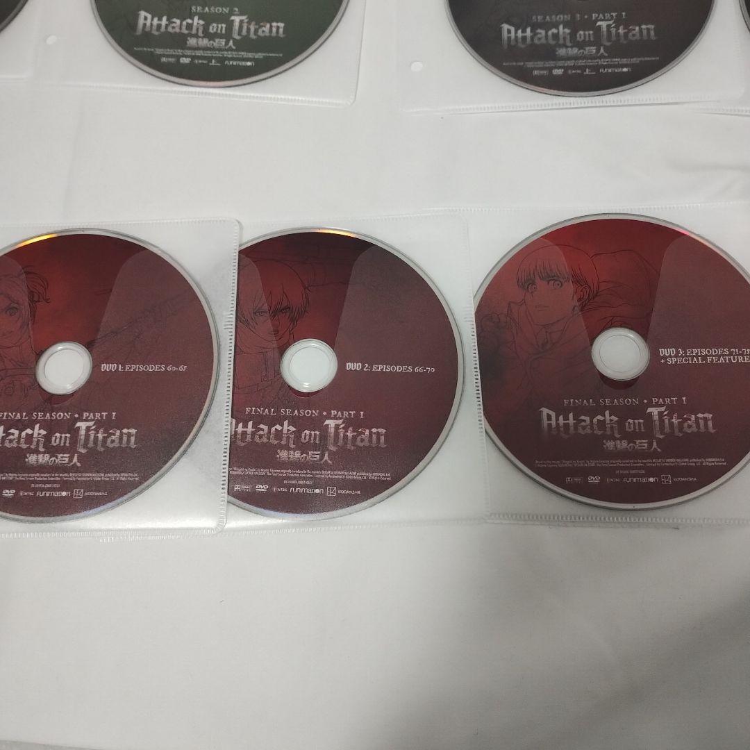北米版　進撃の巨人　DVD　1-75話　セット