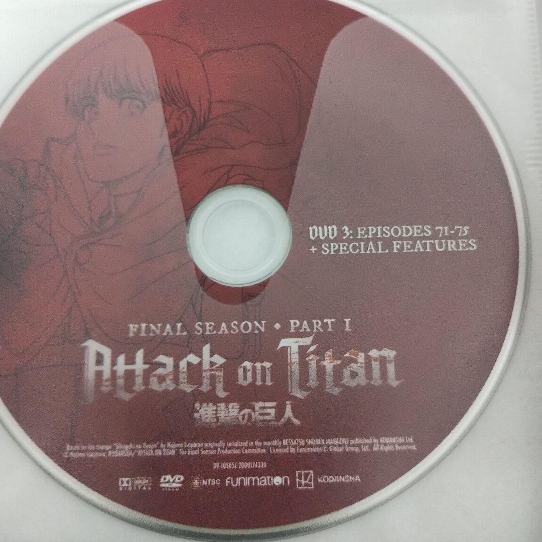 北米版　進撃の巨人　DVD　1-75話　セット