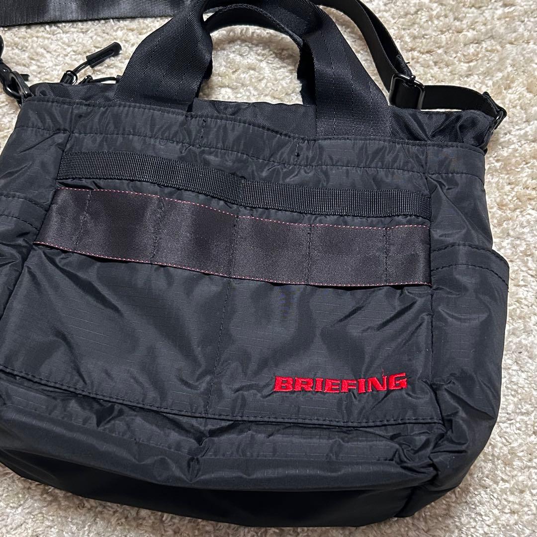 美品　ブリーフィング　ゴルフ　トートバッグ　ショルダーストラップ付き　男女兼用