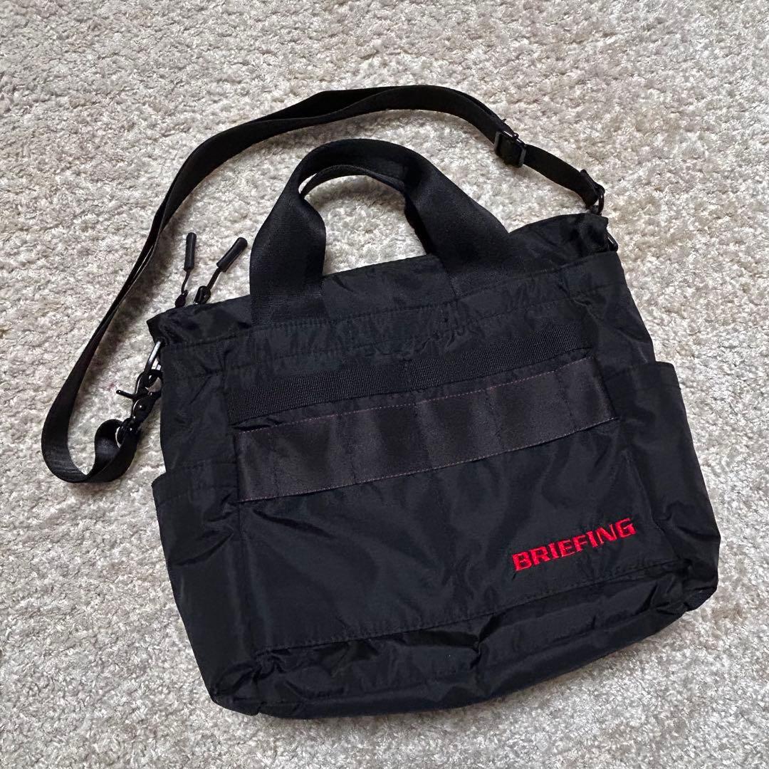 美品　ブリーフィング　ゴルフ　トートバッグ　ショルダーストラップ付き　男女兼用