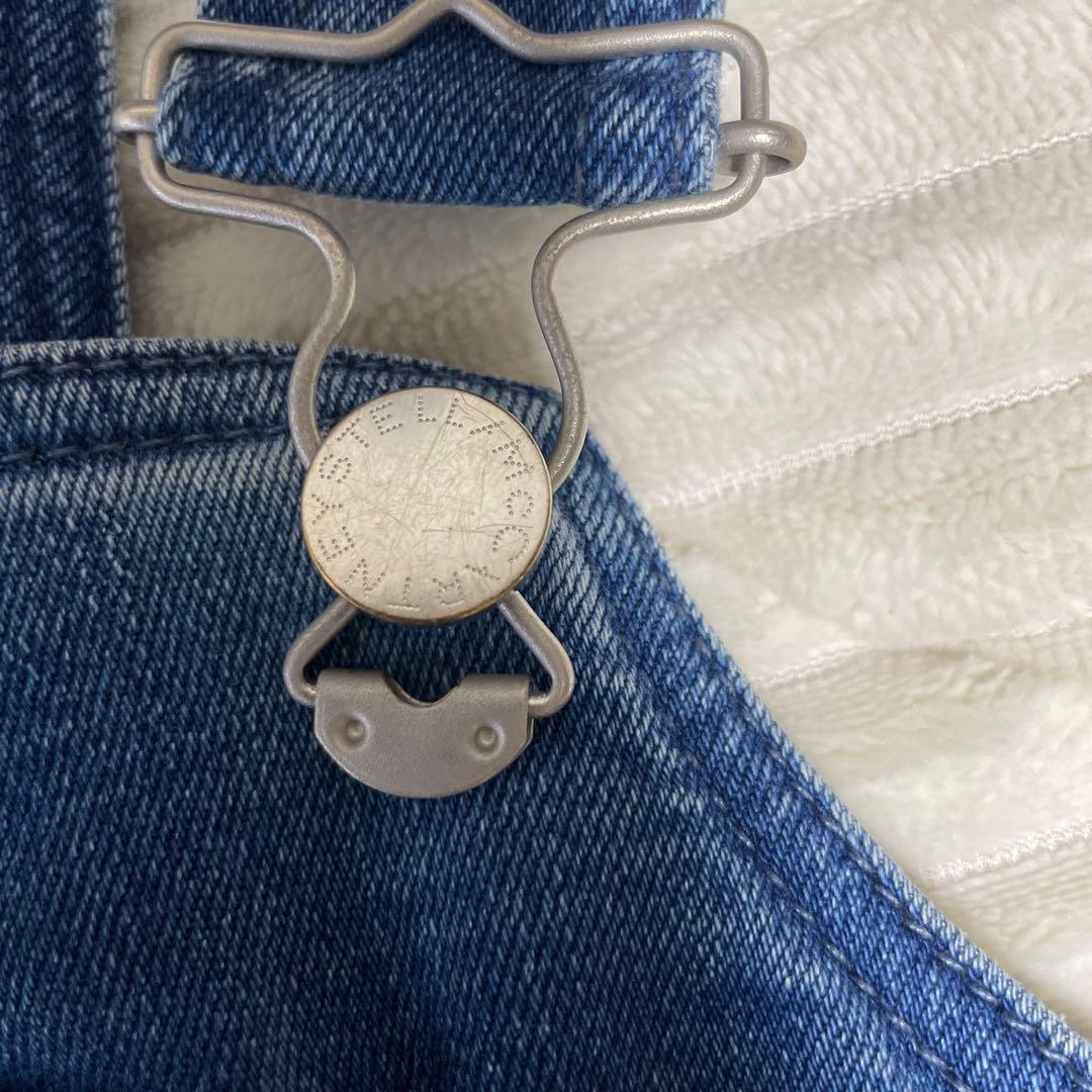 ステラマッカートニー　オーバーオール　ブルー　38 ブーツカット　サロペット