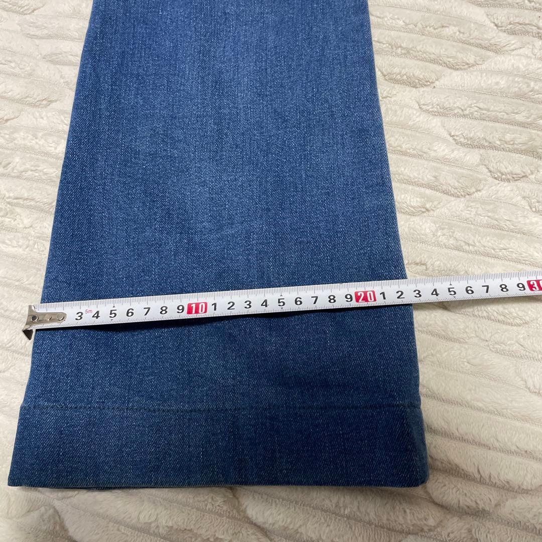 ステラマッカートニー　オーバーオール　ブルー　38 ブーツカット　サロペット