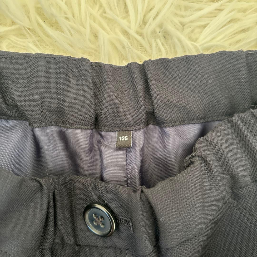 グリーンレーベル子供キッズセットアップスーツ４点 金ボタン紺ブレザーセレモニー