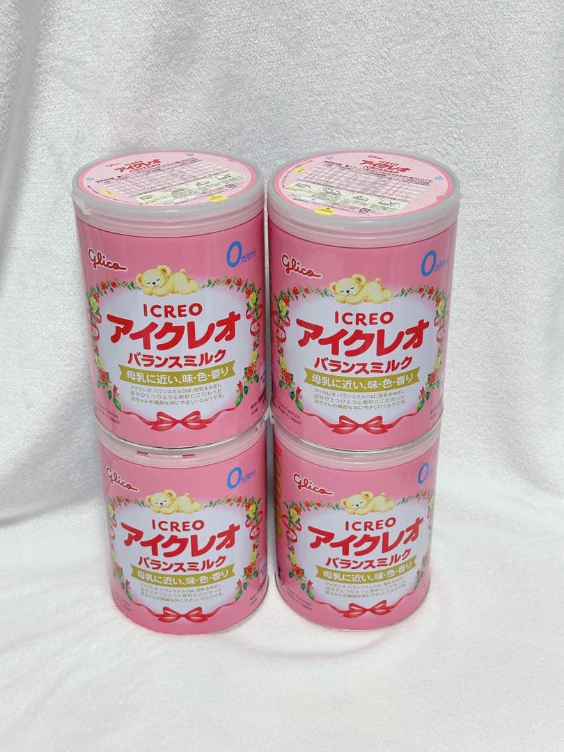 新品 ICREO アイクレオバランスミルク800g4缶セット