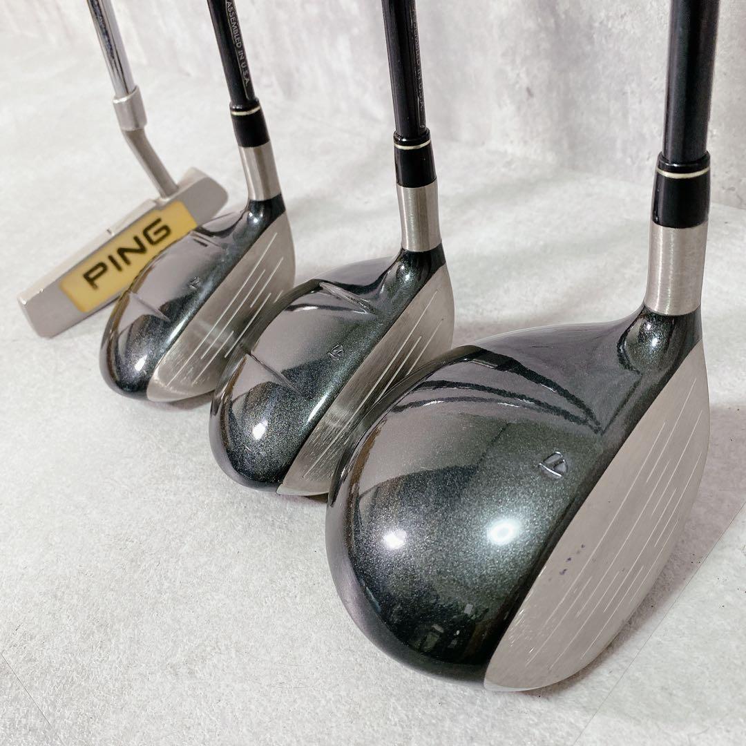 T179 テーラーメイド 他 ゴルフクラブ メンズ フルセット 13点 初心者