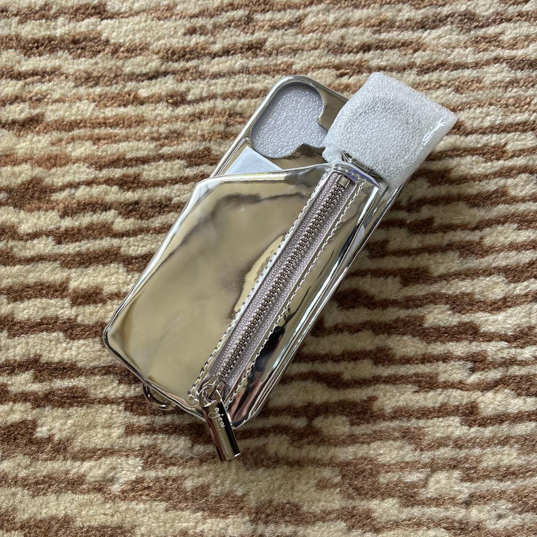 ajew エジュー　iPhone16 シルバー　スマホケース　ショルダー　完売品