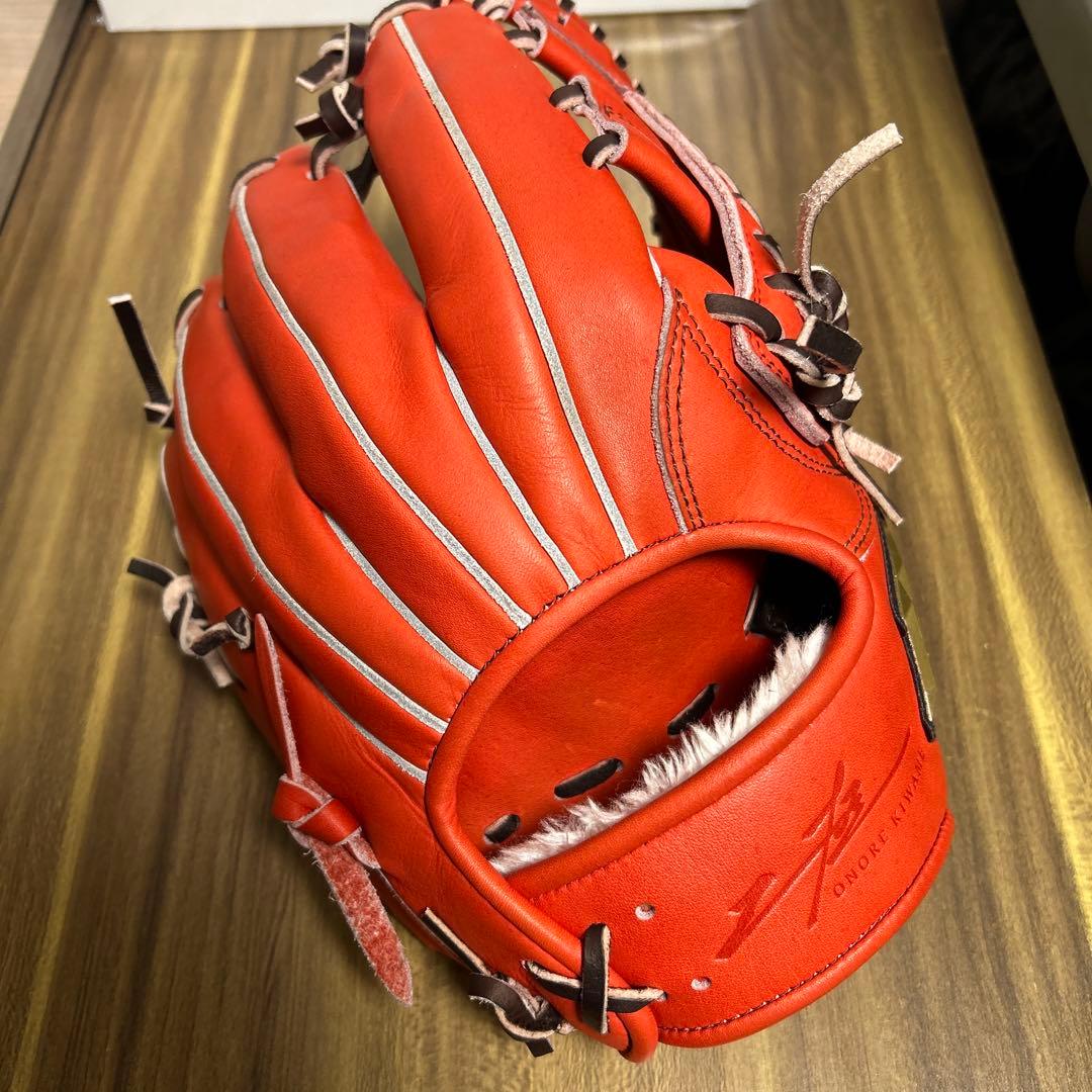 ハイゴールド　硬式グラブ　己極　展示会限定　SKG-035SP 湯もみ型付け済