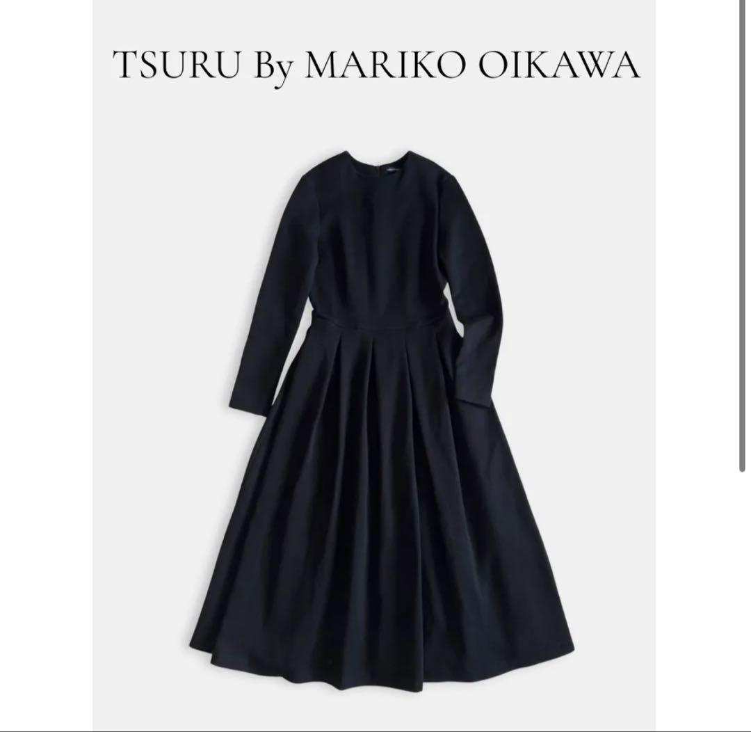 TSURU by MARIKO OIKAWA 長袖ワンピース34フォーマル結婚式