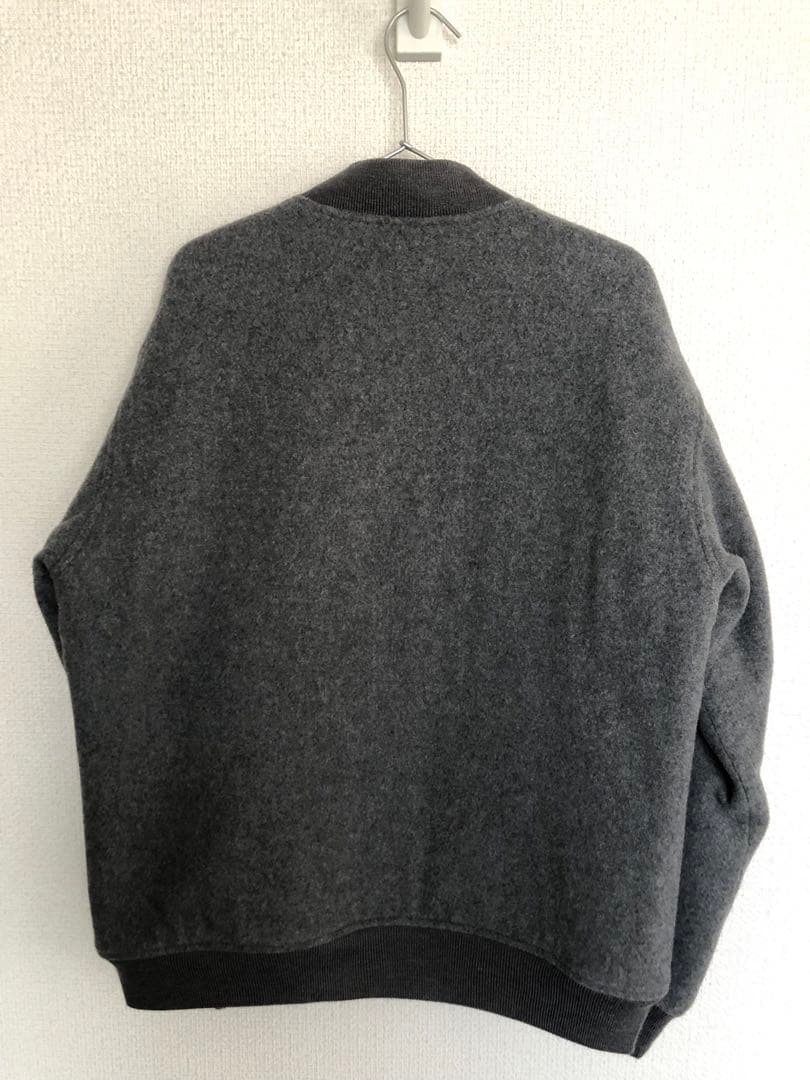 新品タグつきRHC スタジャン メルトンウール　グレー　M