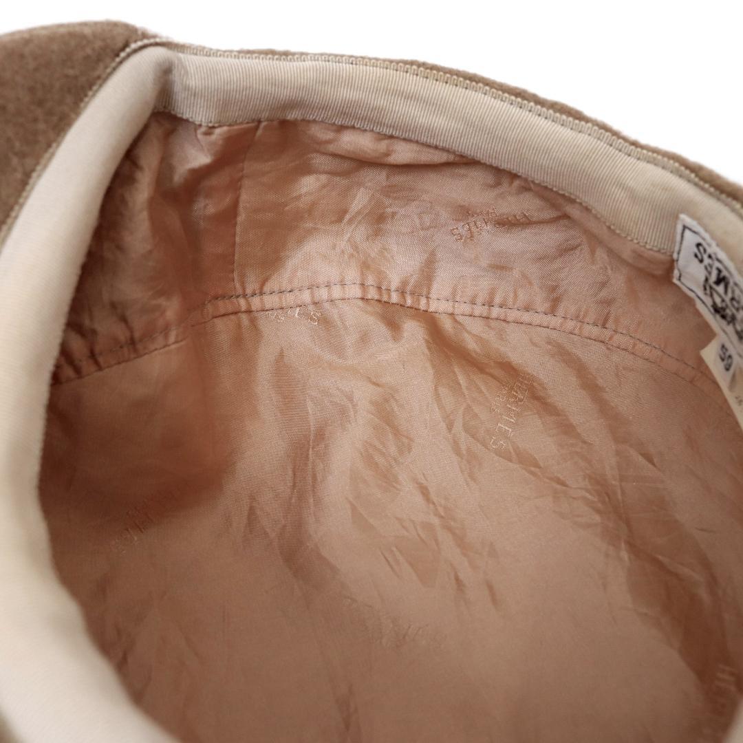 HERMES エルメス ウール キャスケット サイズ59 ベージュ 1081