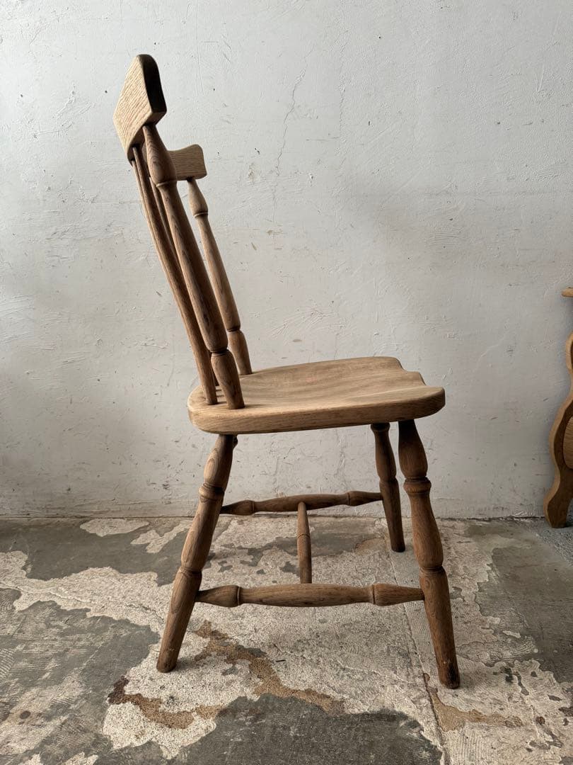 ビンテージ　ダイニングチェア　カフェチェア　剥離加工　no4