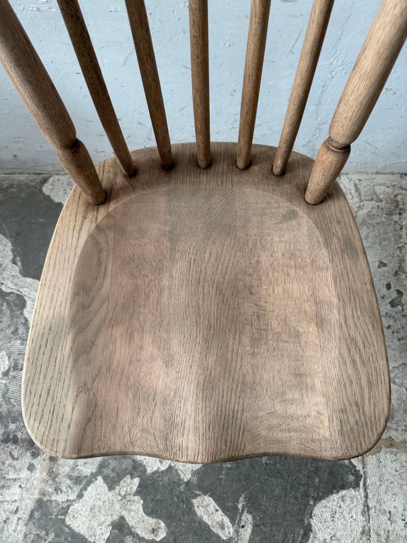 ビンテージ　ダイニングチェア　カフェチェア　剥離加工　no4