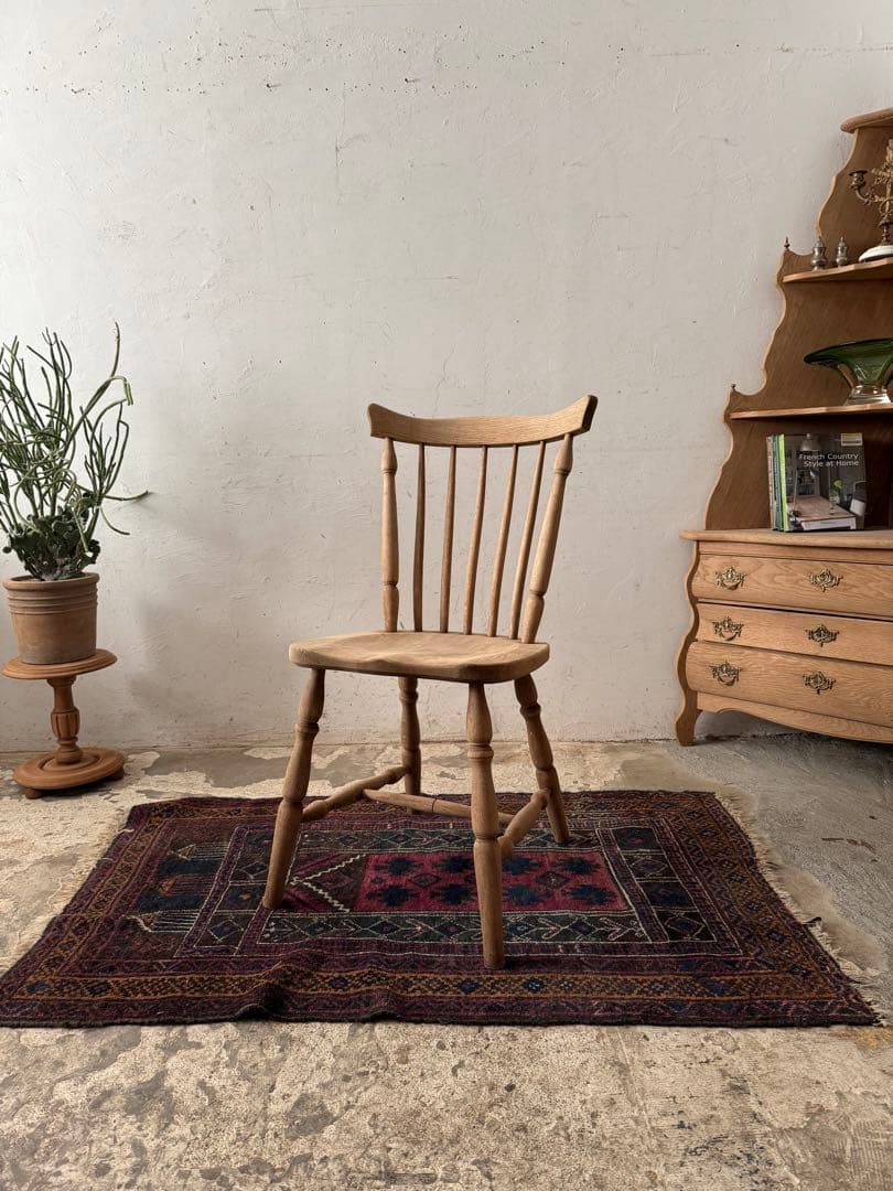 ビンテージ　ダイニングチェア　カフェチェア　剥離加工　no4