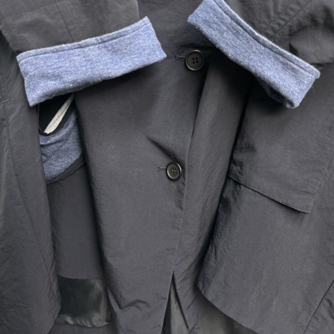 【美品・希少】 萌 MOYURU オーバーサイズ ロングコート ナイロン　ML