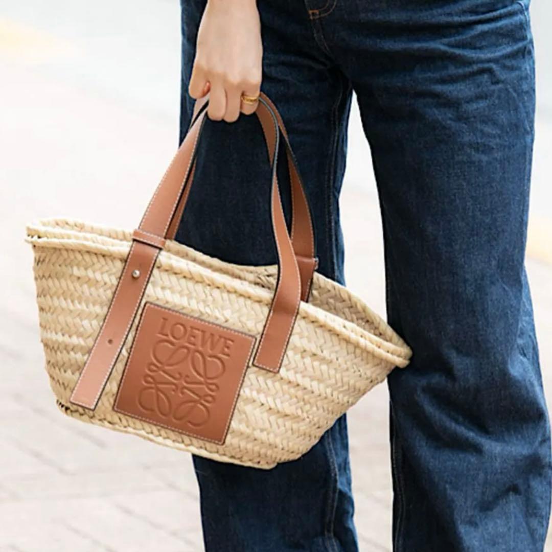 【正規品/美品】ロエベ LOEWE かごバッグ ラフィア スモール Sサイズ