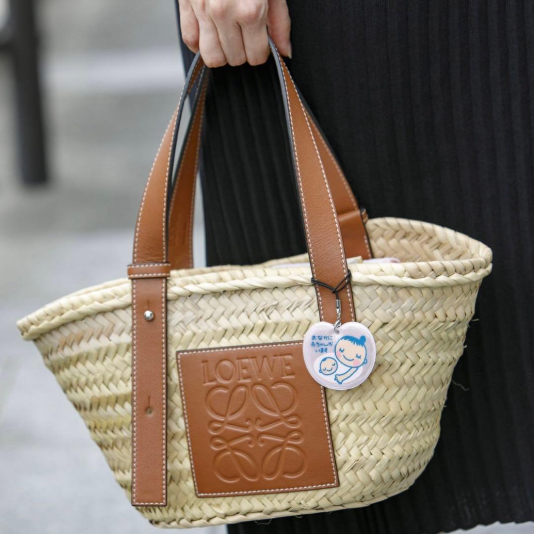 【正規品/美品】ロエベ LOEWE かごバッグ ラフィア スモール Sサイズ