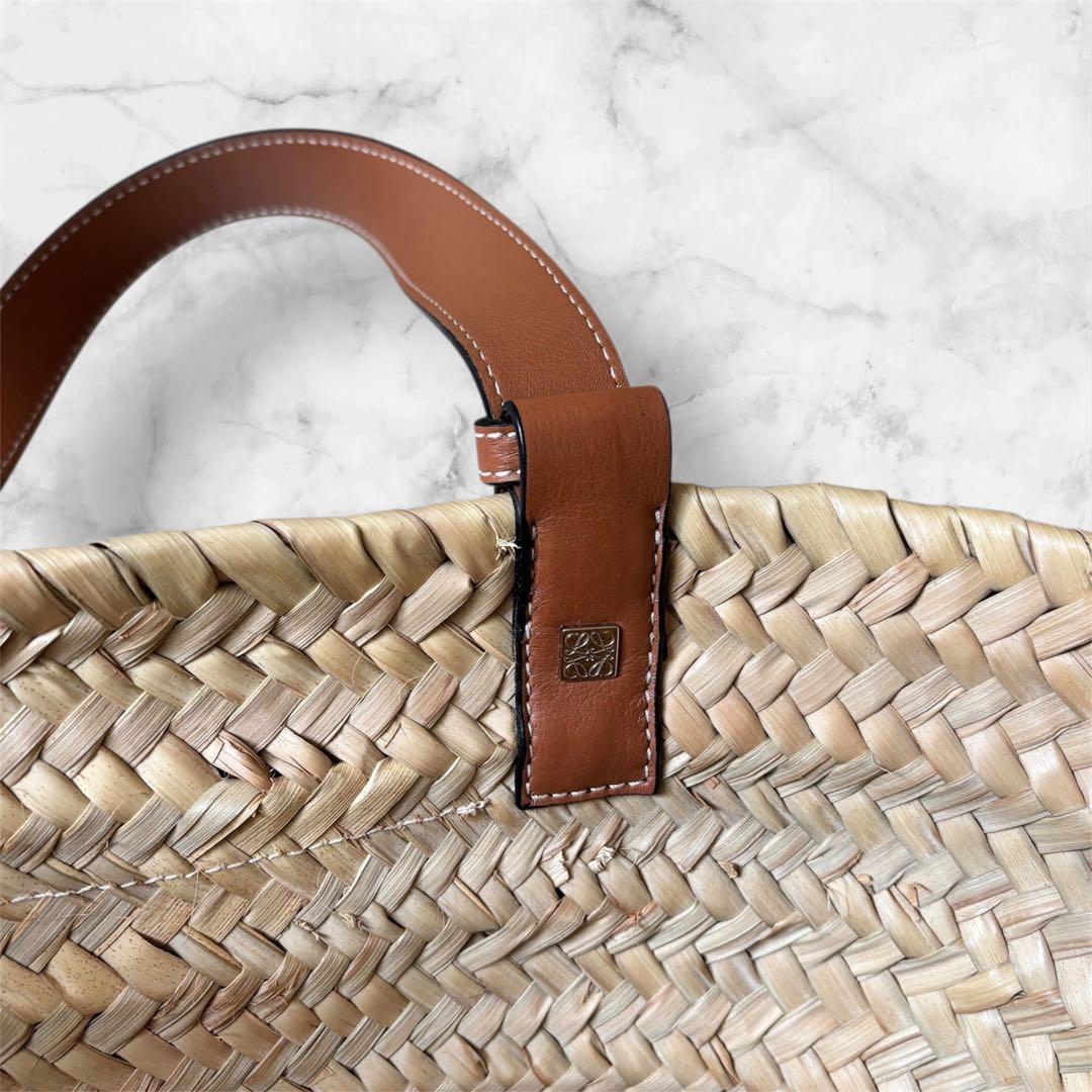 【正規品/美品】ロエベ LOEWE かごバッグ ラフィア スモール Sサイズ