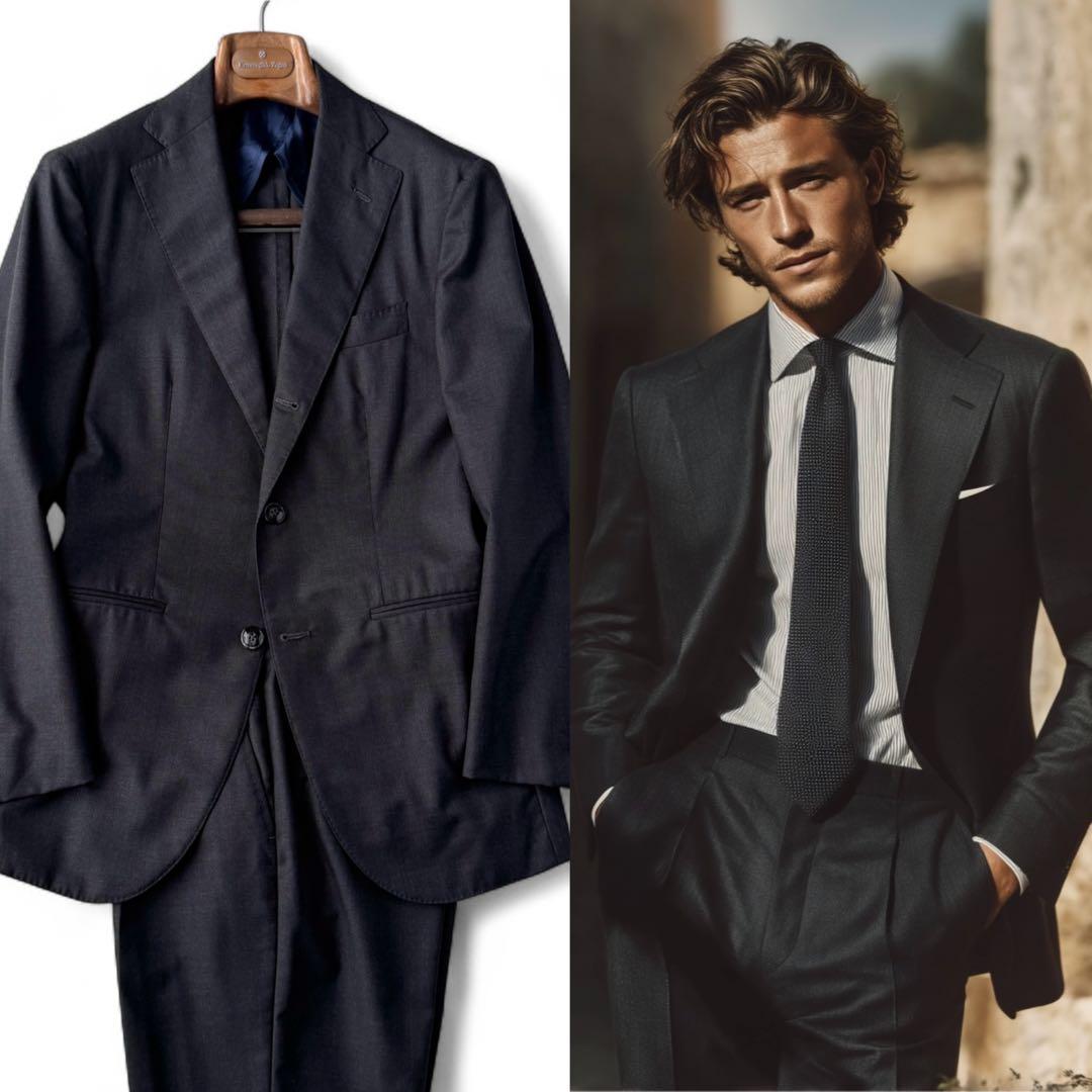 BARBA バルバ ジャケット セットアップ スーツ 44 ＝ 日本人 S相当