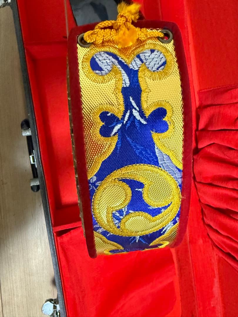 沖縄三線 弦楽器 和楽器 沖縄 ケース付き 三味線 民族楽器　現状品