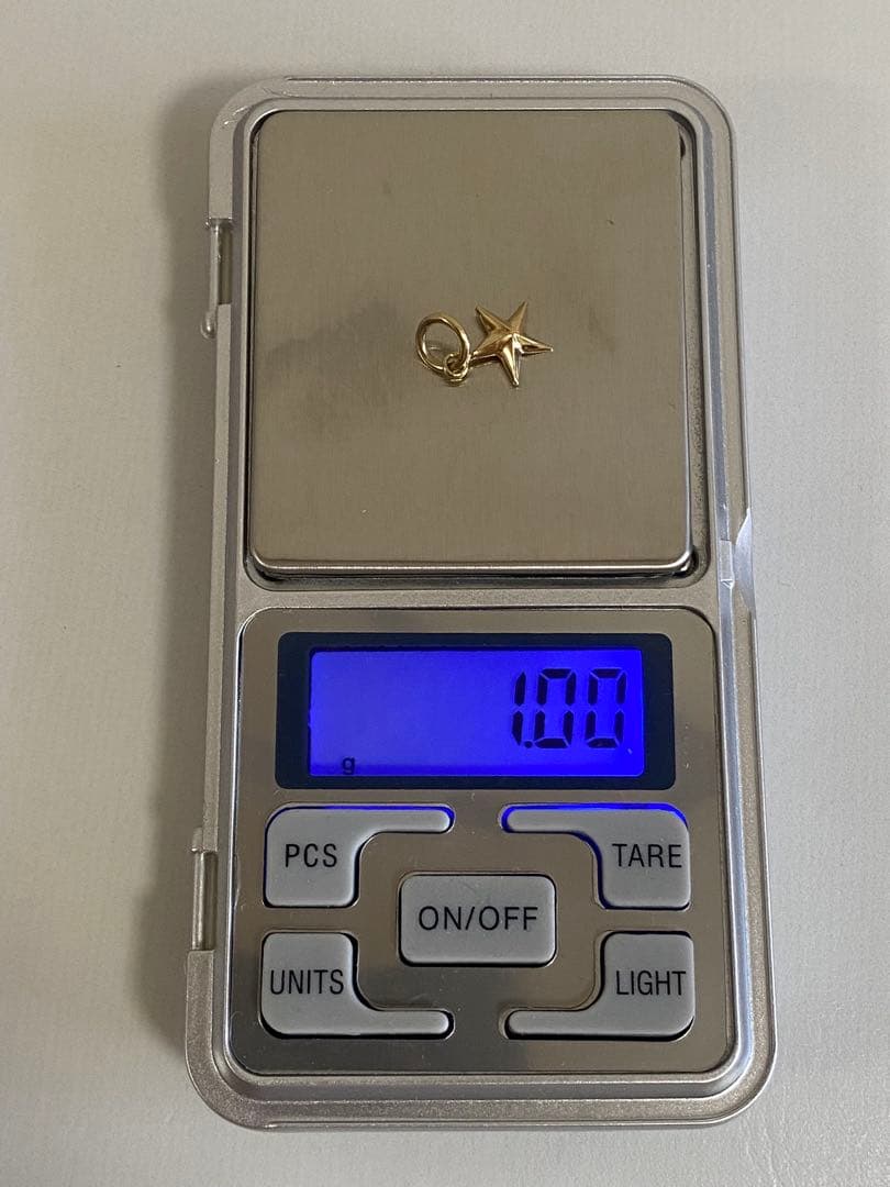 も*な様 極美品 鑑定済み K18 スター 星 チャーム トップ ネックレス 1