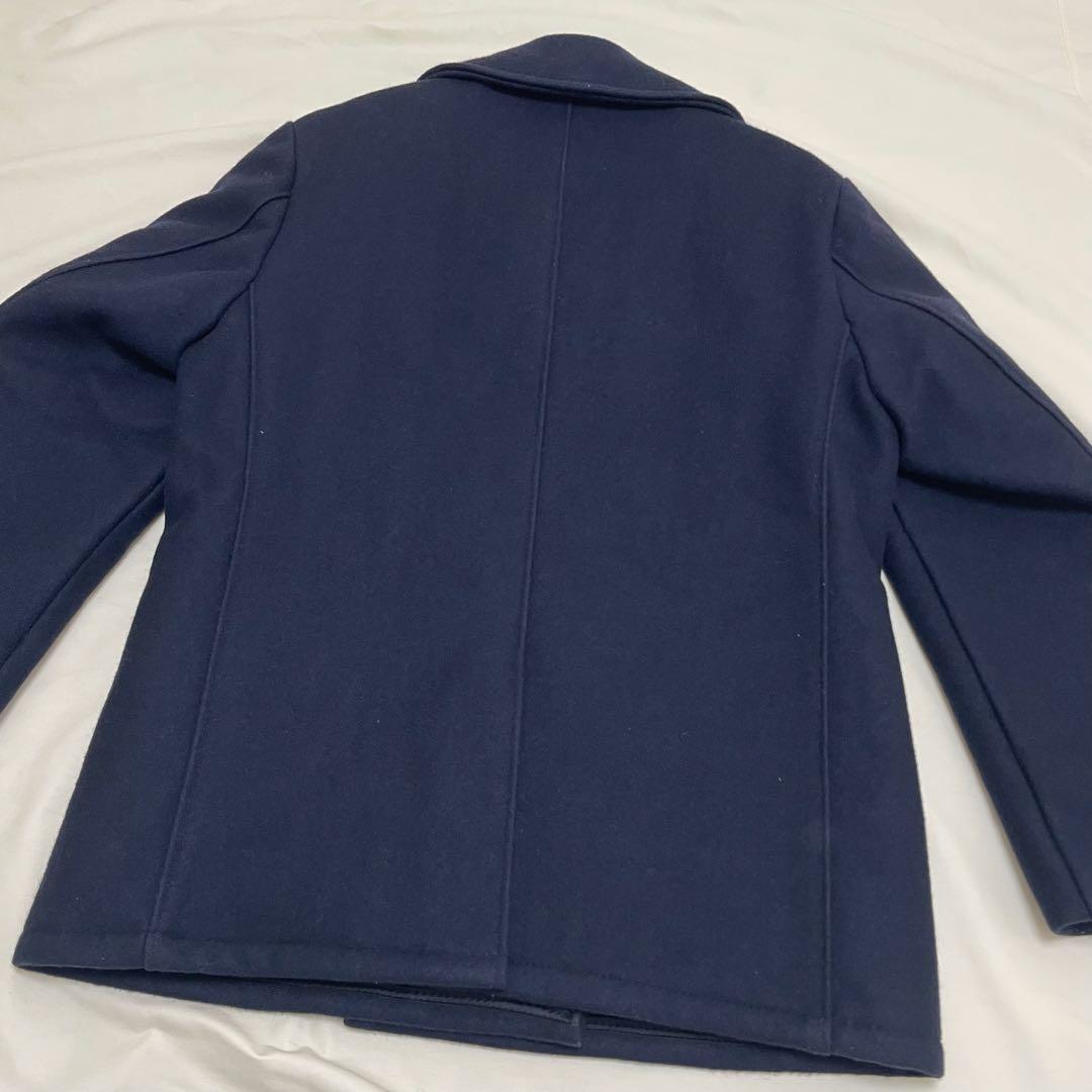 ● 【美品】 ショット 740N PEA JACKET ショートピーコート 紺