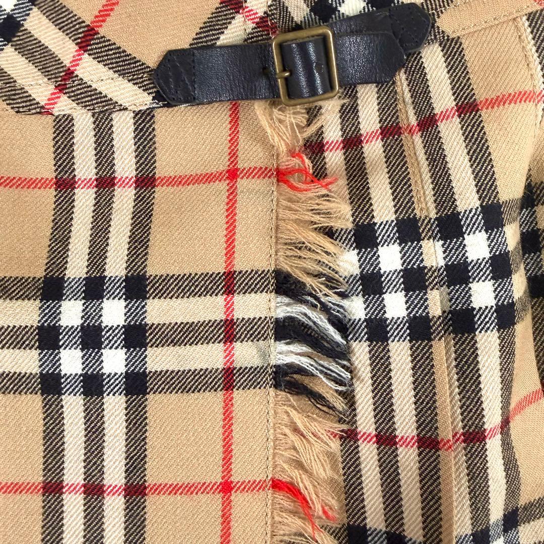 Y2K✨ バーバリーブルーレーベル ラップスカート ミニ ベルト ノバチェック