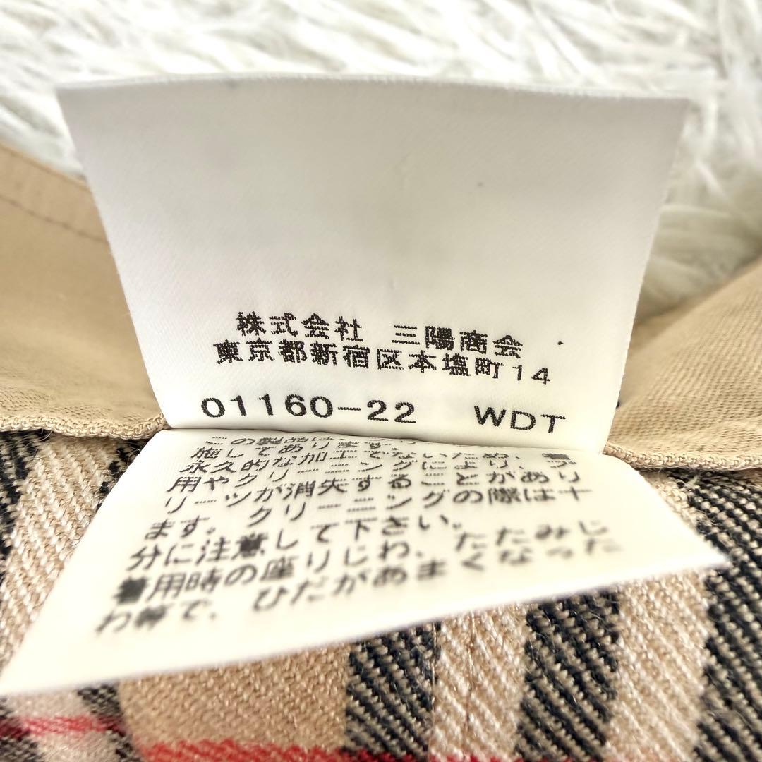 Y2K✨ バーバリーブルーレーベル ラップスカート ミニ ベルト ノバチェック