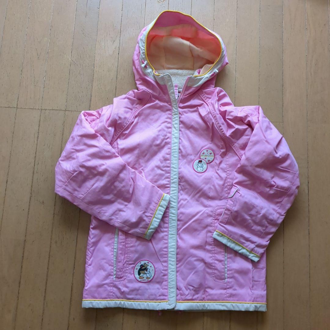 160cm ピングー PINGU ピンク スキーウェア 小物セット 5点セット