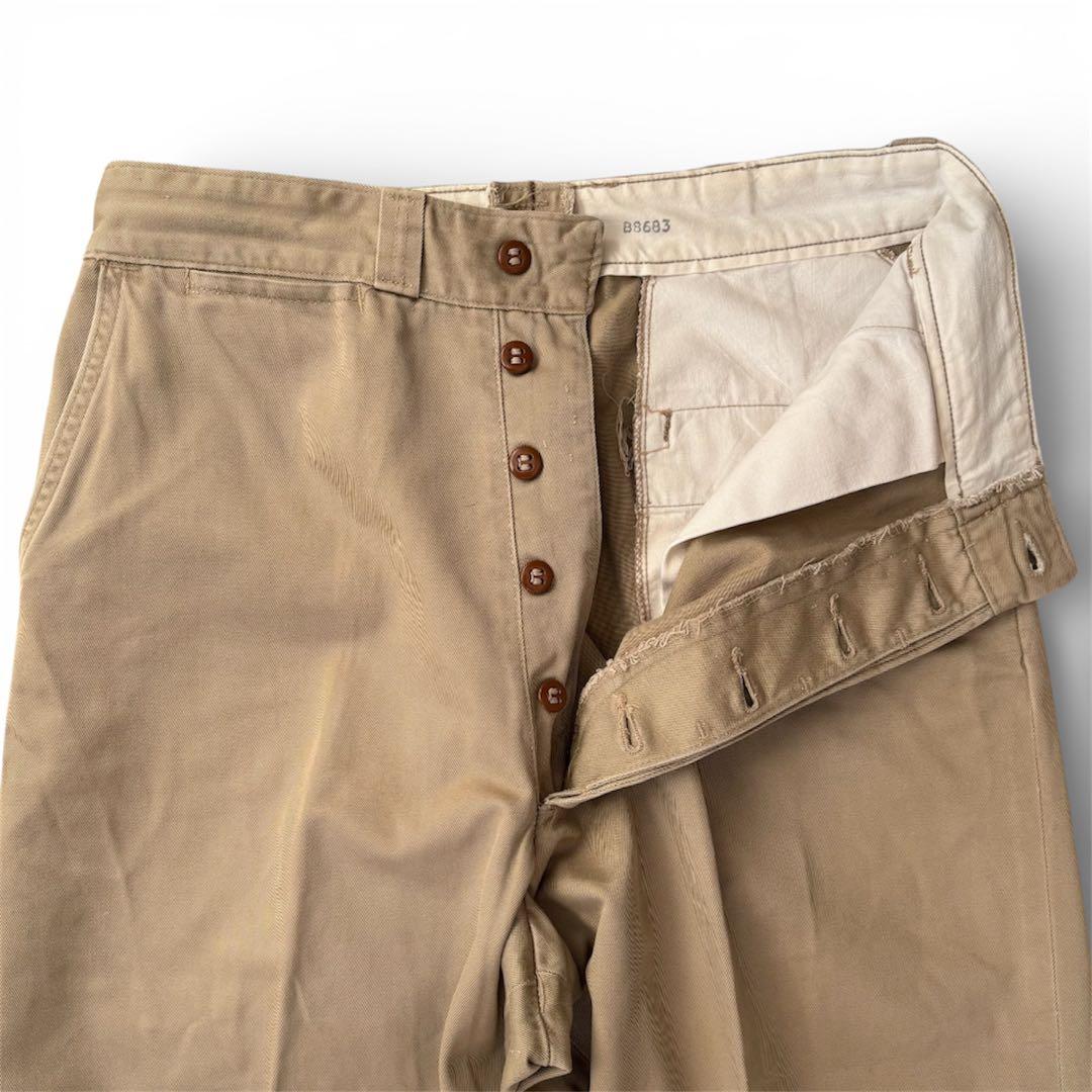 ビンテージ 50s US ARMY チノトラウザー チノパン オリジナル　M52