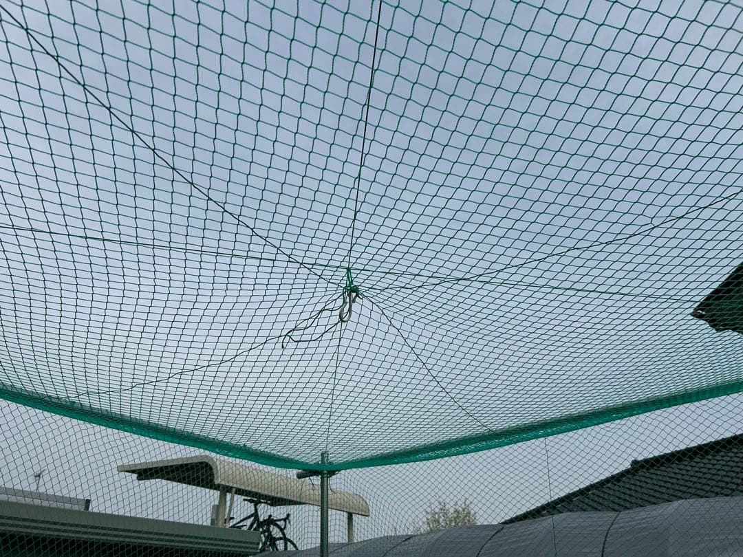 【自作バッティングケージ&硬式用バッティングネット】