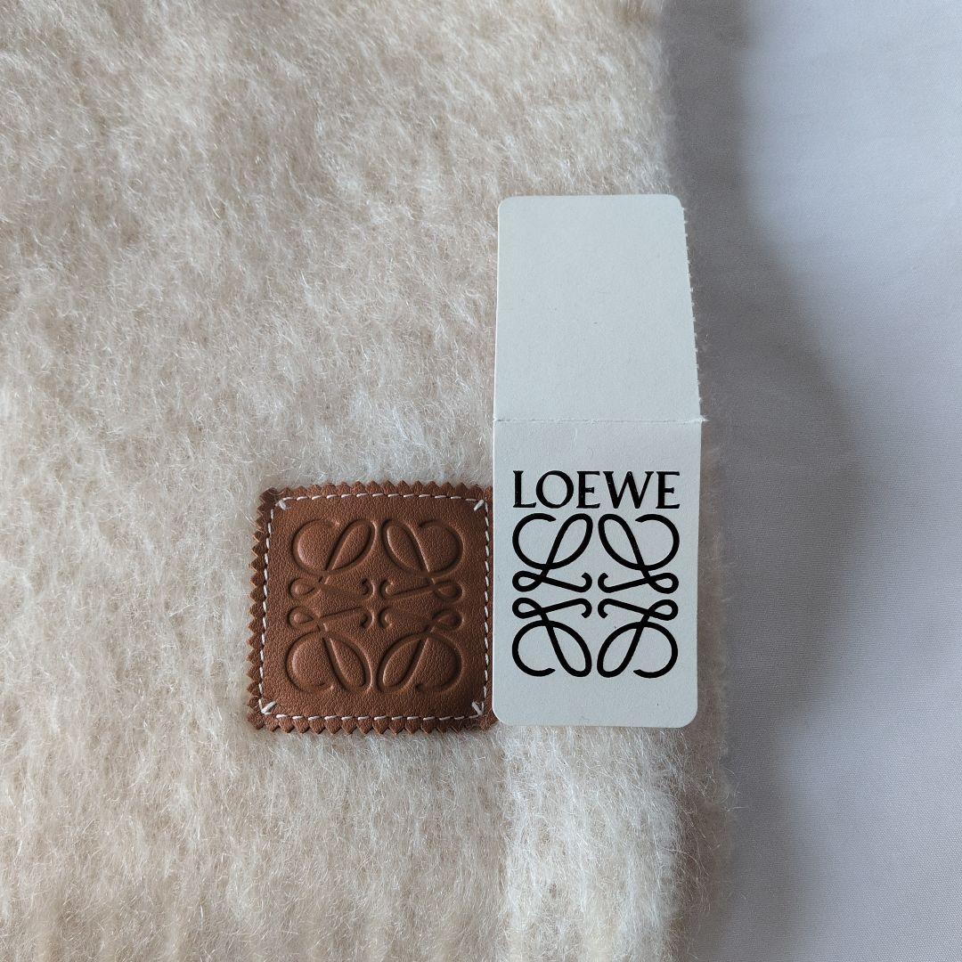 【1度使用・美品】LOEWE/ロエベ　アナグラム モヘア&ウール　マフラー