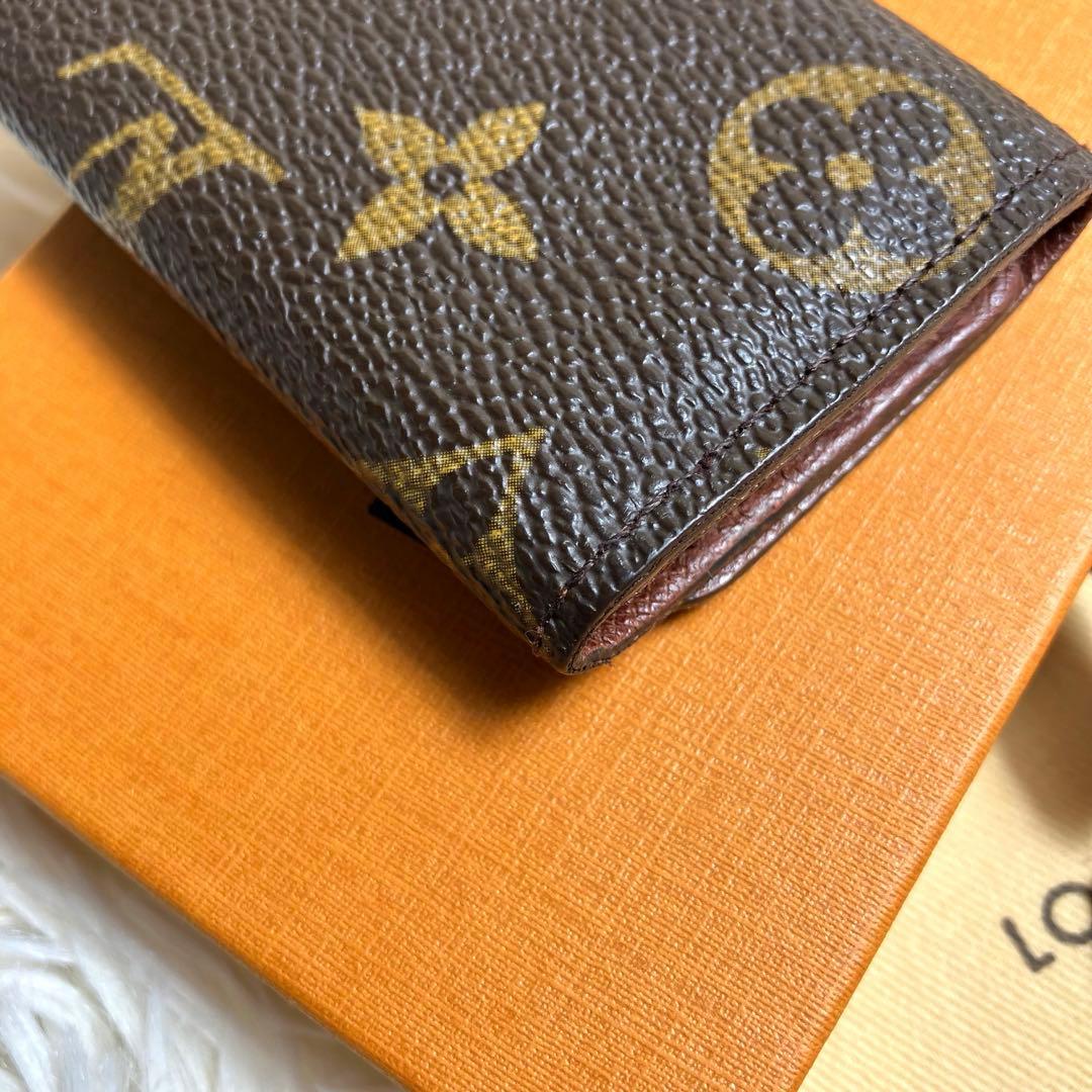 美品＊ルイヴィトン 4回キーケース モノグラム ゴールド金具