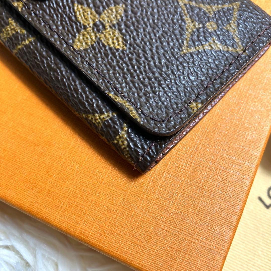 美品＊ルイヴィトン 4回キーケース モノグラム ゴールド金具