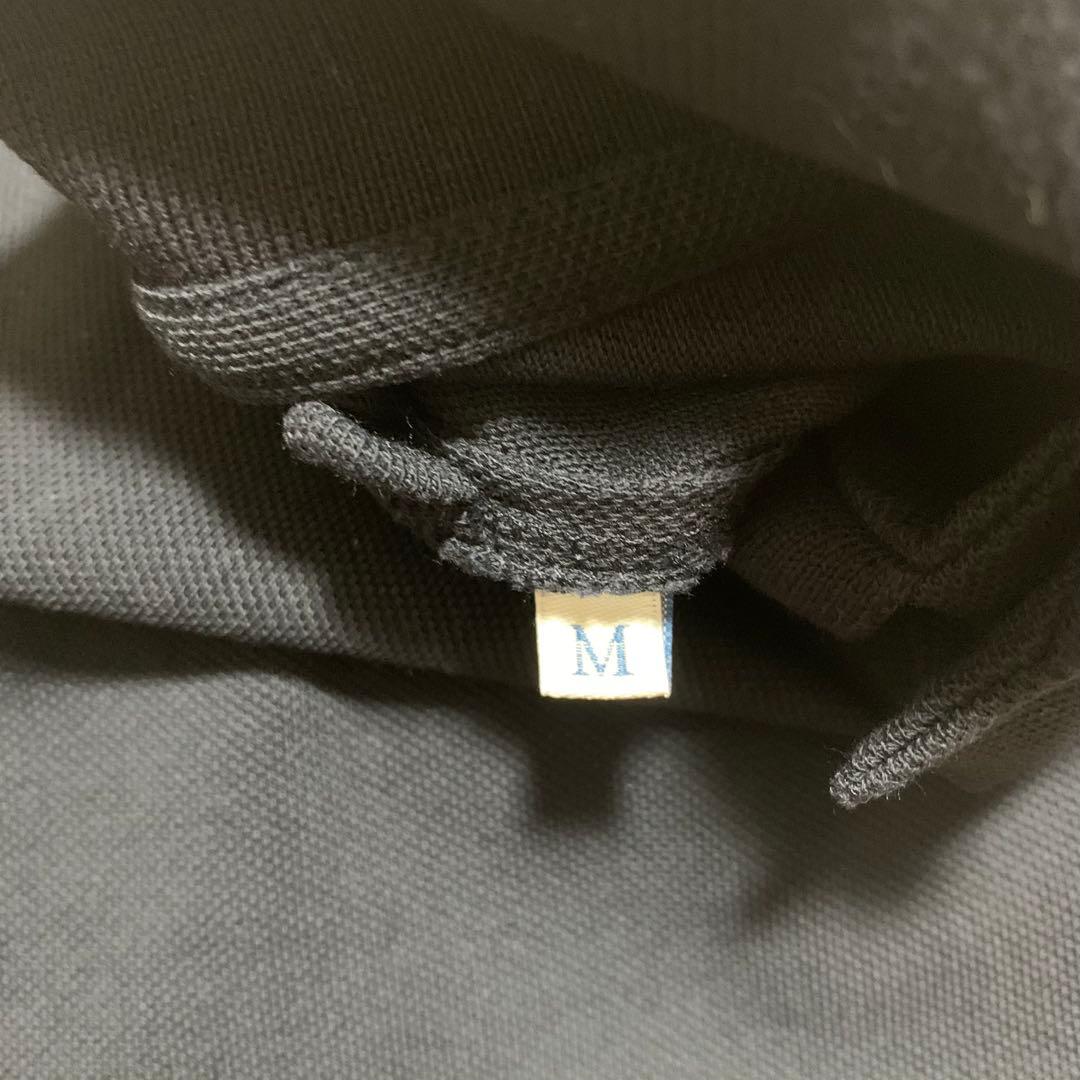 極美品　モンクレール　袖ライン　ポロシャツ　ネイビー　M 国内正規品 4S397