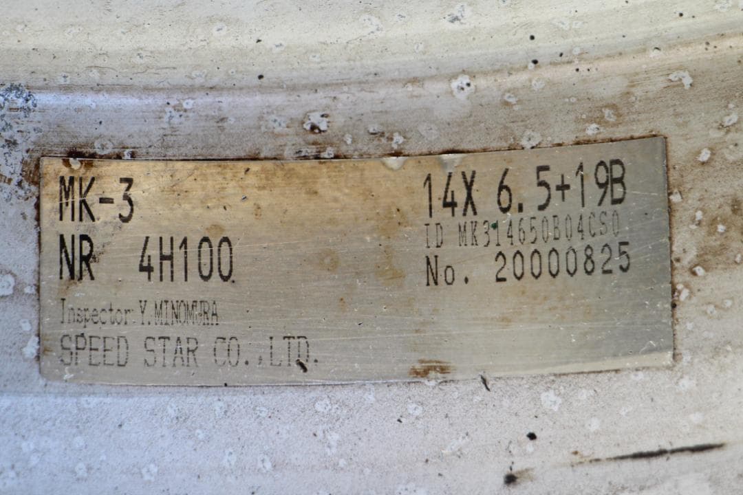 人気のSSR♪スピードスター♪Mk3♪PCD100♪軽トラ軽バン軽カーなどに♪